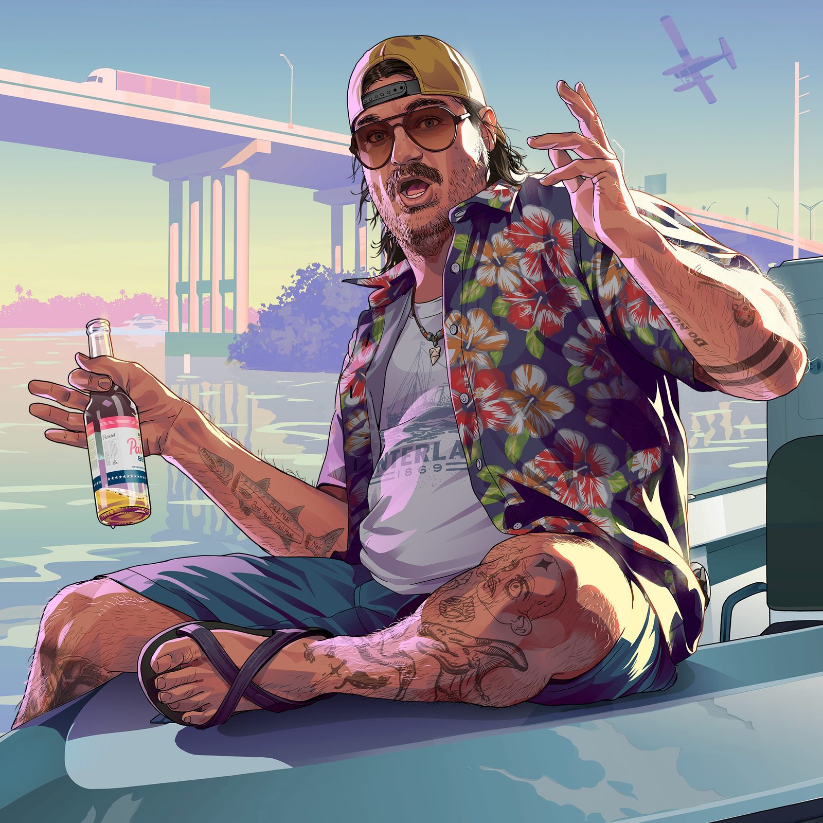 Cal Hampton — official GTA 6 artwork