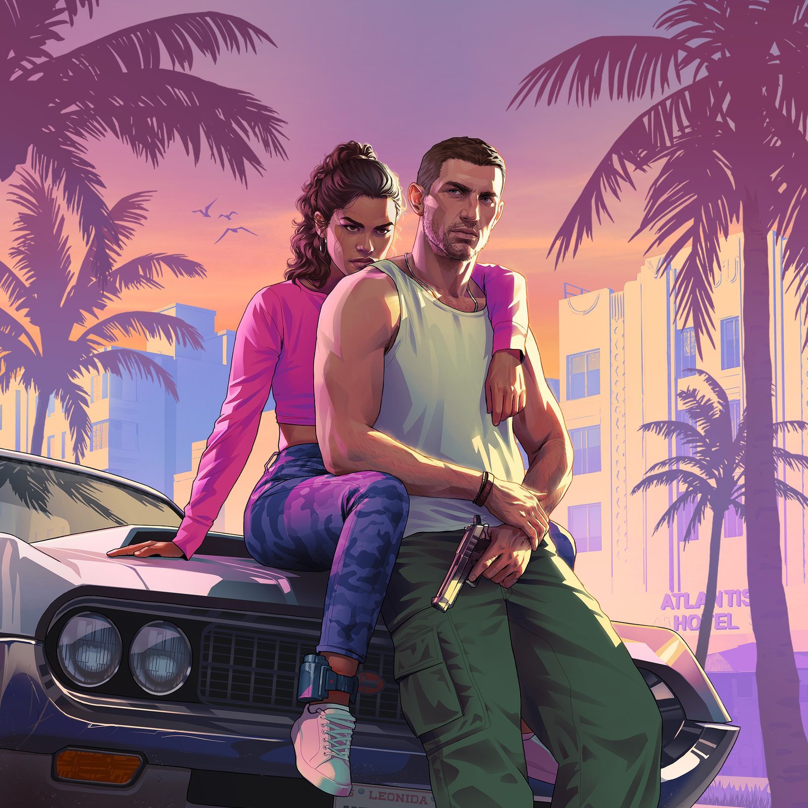 Jason and Lucia — official GTA 6 artwork