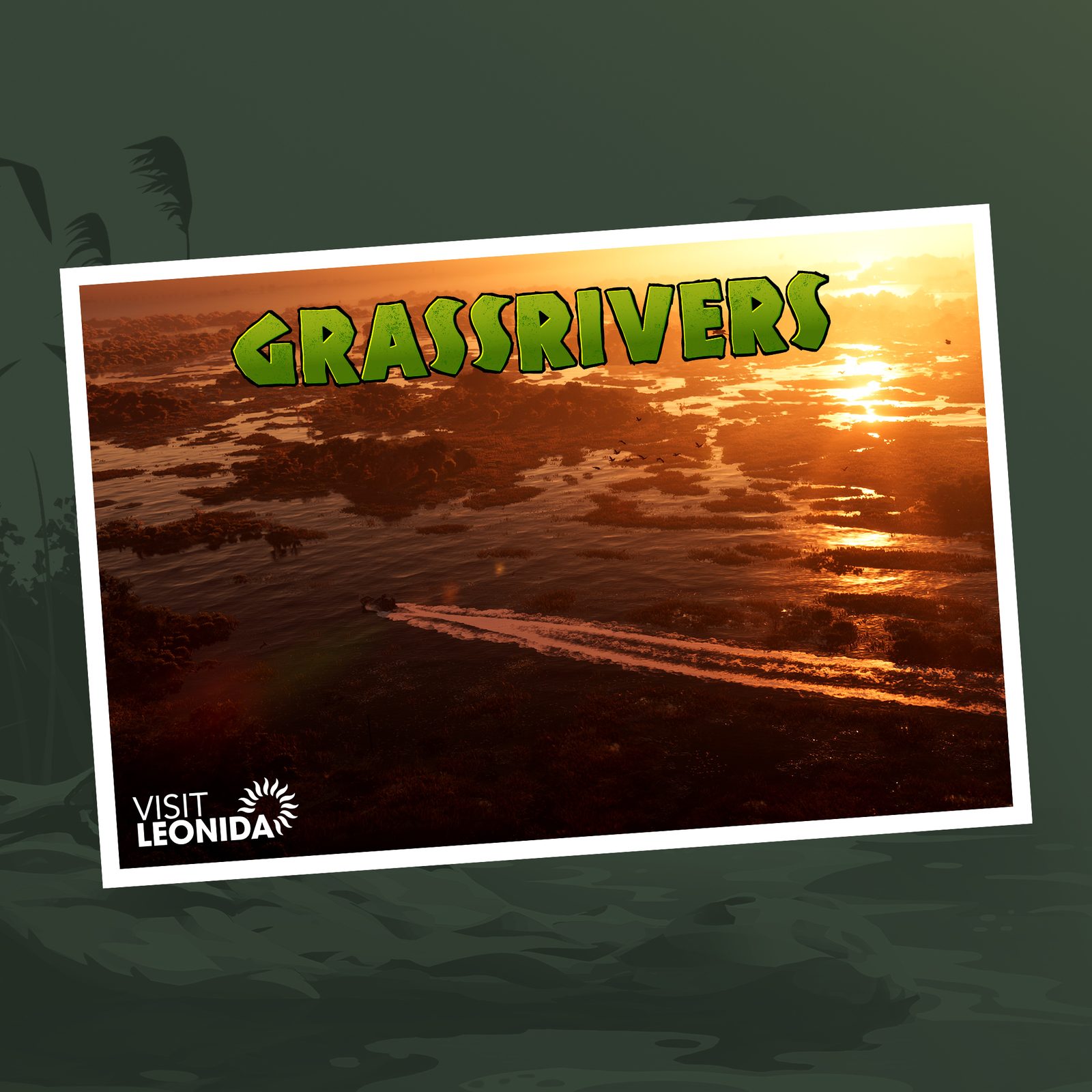 Grassrivers postcard — official GTA 6 artwork