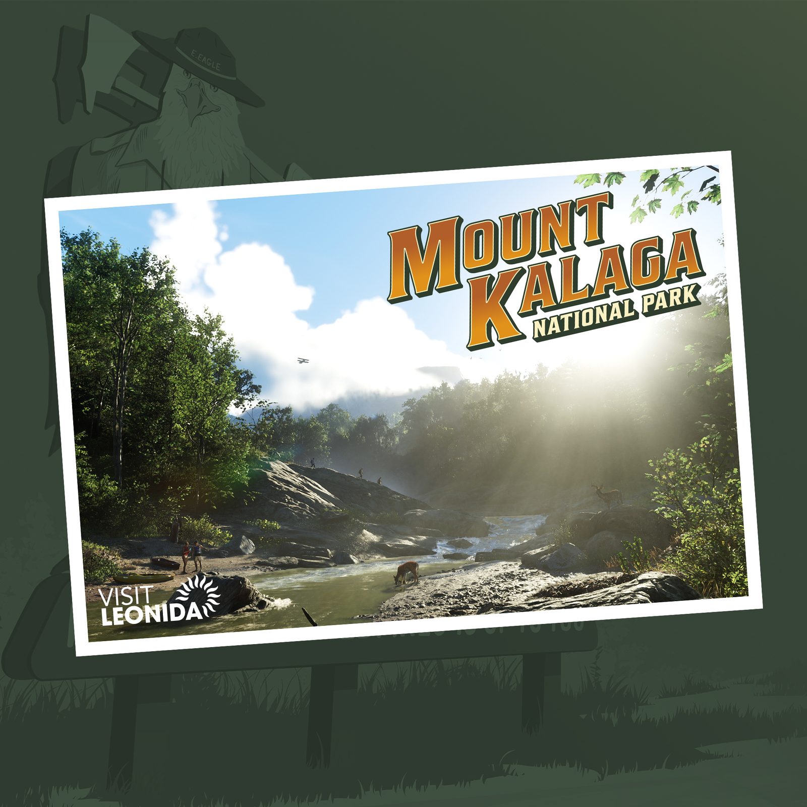 Mount Kalaga postcard — official GTA 6 artwork